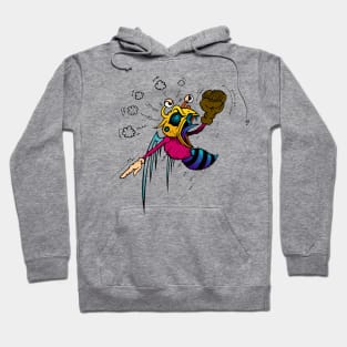 skater bee anger Hoodie